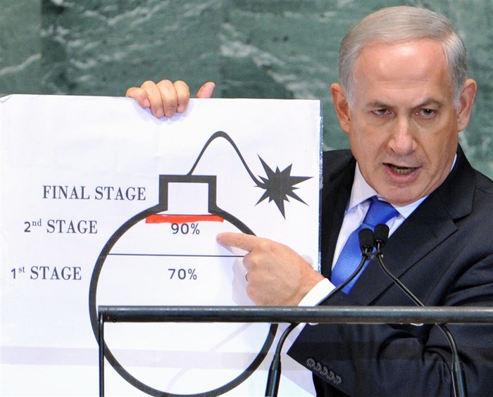 Thủ tướng Netanyahu vạch "ranh giới đỏ" đối với Iran tại Đại hội đồng Liên Hợp Quốc